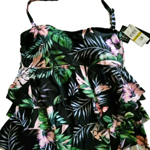 COPY - MACY'S Island Escape Tankini Top - Picture 1 of 1